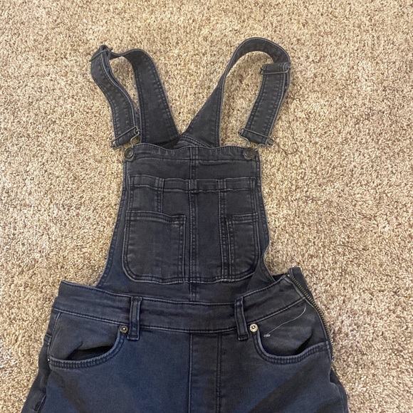 NWOT Free People Skinny Jean Overalls - Picture 2 of 3